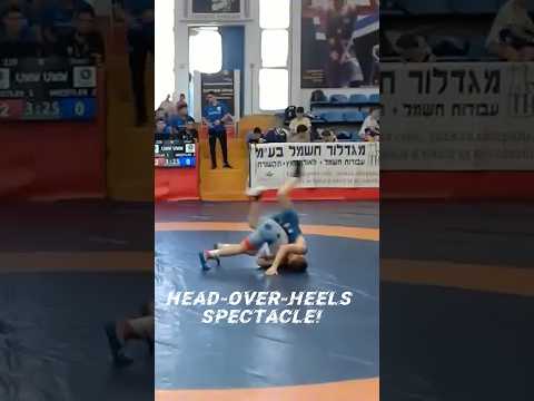 Grip, Duck, and Launch! ✨ No Stopping Him! 💥 wrestler grabs hold, and flips his rival back over! 💪