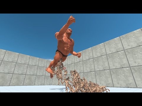 WEREWOLF ARMY Attack EVERY GIANT UNITS - Animal Revolt Battle Simulator