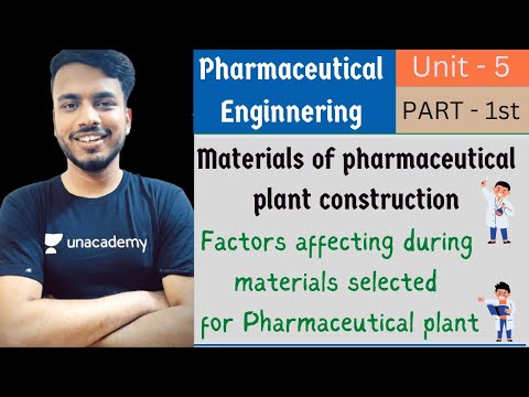 , title : 'Materials of pharmaceutical plant construction | factor affecting during material selected #pharmacy'