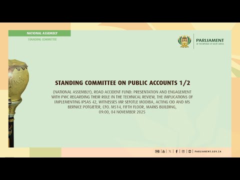 Standing Committee on Public Accounts 1/2, 04 November 2025