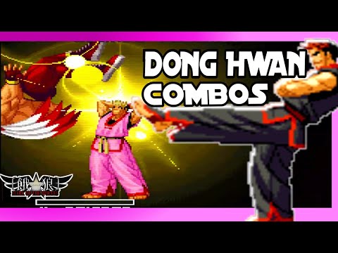 KIM DONG HWAN COMBOS (level EASY/MEDIUM) in GAROU MARK OF WOLVES 💥 | SHOW COMBOS