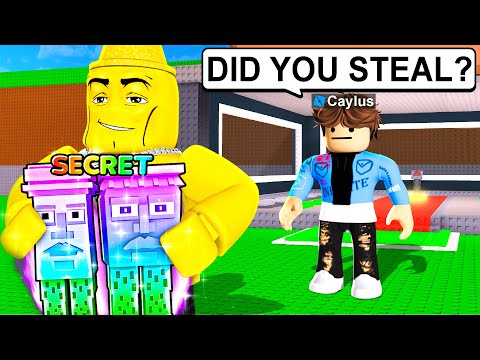 Stealing YouTuber's RAREST 0.01% BRAINROTS (Steal A Brainrot)