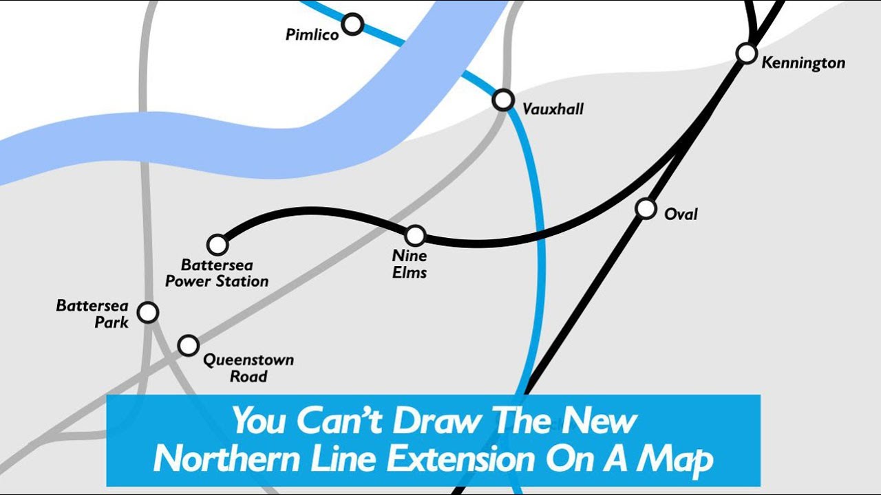 You Can't Draw The New Northern Line Extension On A Map
