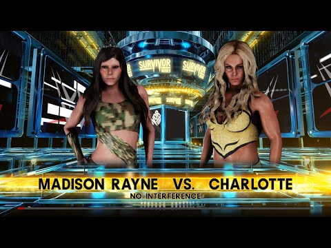 WWE 2K18 - Madison Rayne VS Charlotte Flair