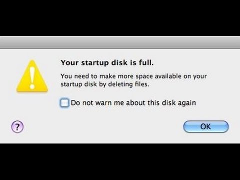 How to quickly fix Startup Disk is Full on Mac
