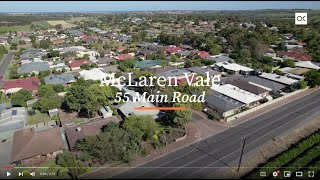 Video overview for 55 Main Road, McLaren Vale SA 5171