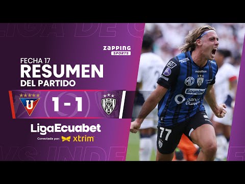 Liga de Quito 1 - 1 Independiente del Valle / Fecha 17 / Liga Ecuabet conectada por Xtrim