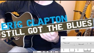 &quot;Still Got The Blues&quot; (Gary Moore - Eric Clapton&#39;s live cover) Guitar Lesson (Instrumental Section)