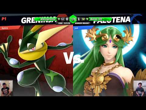 EVAC 21/2/20 - SSBU - Spicy (Greninja) vs SKF | Jacko (Palutena)