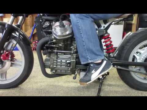 Aluminum foot pegs for the CX500