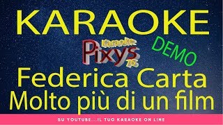 Federica Carta - Molto più di un film Karaoke Demo