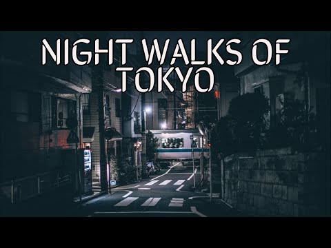 Tokyo Night Walk Exploring Back Streets | Street View Tour