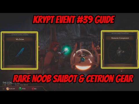 MK11 - Krypt Event #39 - (RARE) Noob Saibot & Cetrion Items! - Guide (Ends 10AM CST)