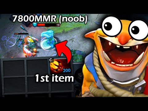 Techies Official toying noobs? | Techies first item DAGON in 7800mmr