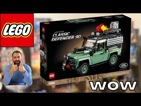 Lego Icons Land Rover Classic Defender 90 Reveal!! Looks Amazing!