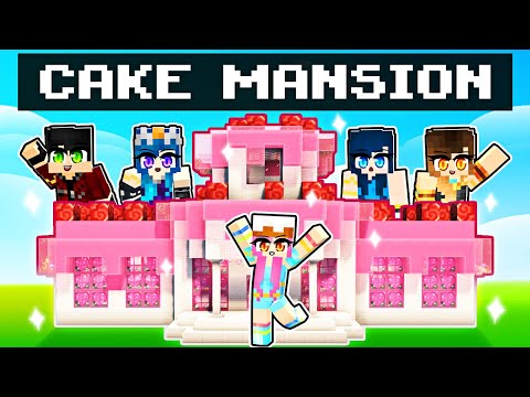 ItsFunneh - Building a CAKE MANSION in Minecraft!