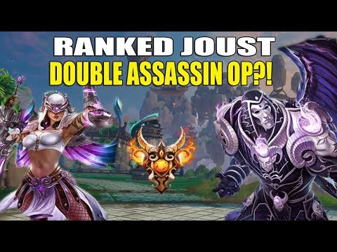 DOUBLE ASSASSIN IN JOUST?! Ranked Joust w/ Dave - Smite