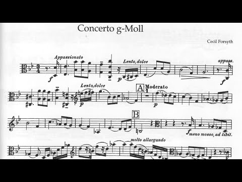 Cecil Forsyth - Viola Concerto in G minor (1903)