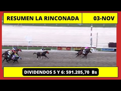 RESUMEN COMPLETO 👉 LA RINCONADA INH hoy Domingo 03 DE NOVIEMBRE