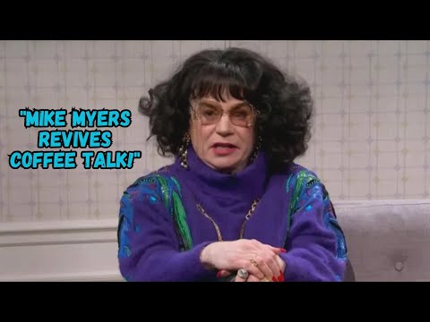 Mike Myers, Amy Poehler, and Maya Rudolph Bring 'Coffee Talk' to Life at SNL50