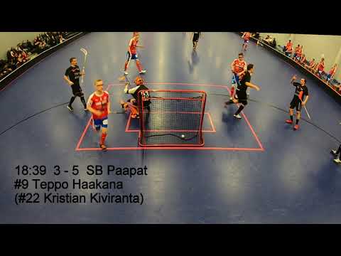 Salibandy II-divisioona | SB Paapat vs SPV II 12.10.2019