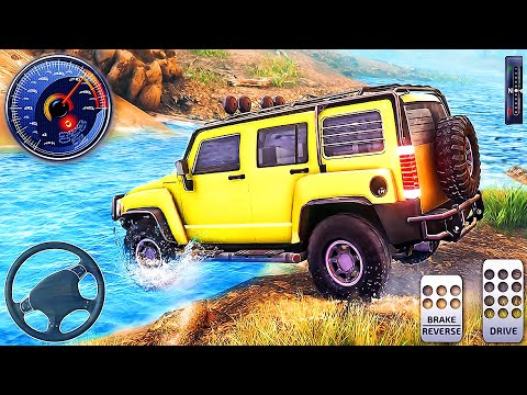 Offroad Luxury Prado Car Driving - 4x4 Hummer Mud Simulator | Android Gameplay
