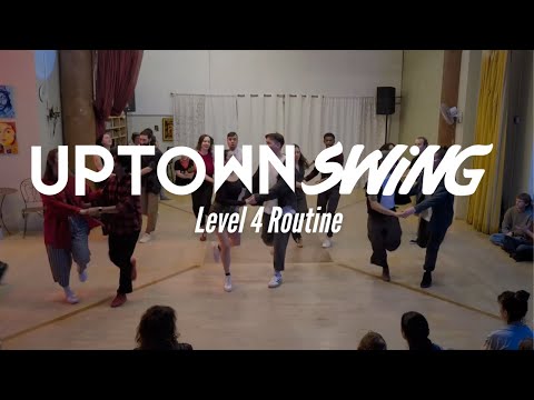 Uptown Swing Level 4 Lindy Hop Routine (Jubilee Jump)
