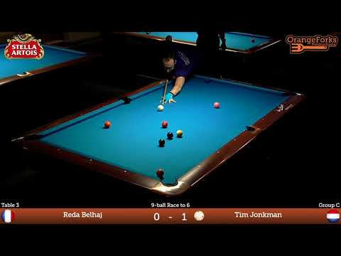 3rd Stella Artois Open 2018 | Reda Belhaj (FRA) v Tim Jonkman (NL) | Group Stage