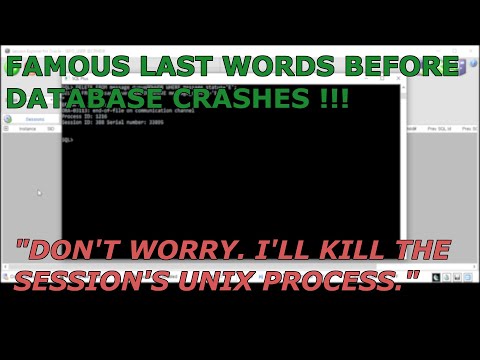 Terminating database sessions with Session Explorer for Oracle - Killing vs. Disconnecting Sessions