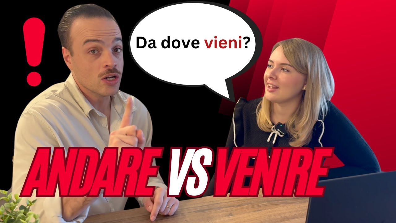 ANDARE vs VENIRE - Conversation Examples (SUB ITA)