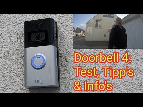 Ring Doorbell 4 - Installation / Montage, Test, Tipp`s & Info`s in deutsch - HD-Klingel vom Amazon
