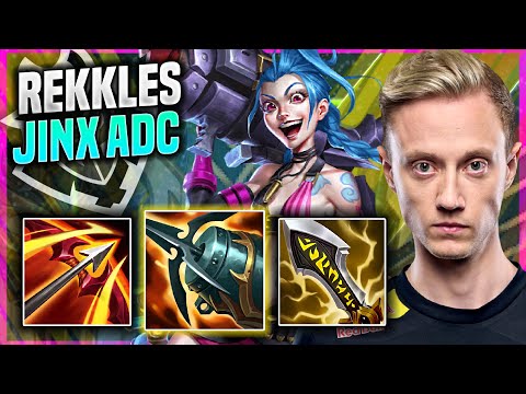 REKKLES PERFECT GAME WITH JINX! - G2 Rekkles Plays Jinx ADC vs Tahm Kench! | Season 11