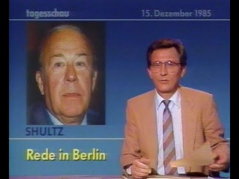 ARD 15.12.1985 Tagesschau (Rest) zum Sendeschluss, Nachtgedanken und Programmtafeln