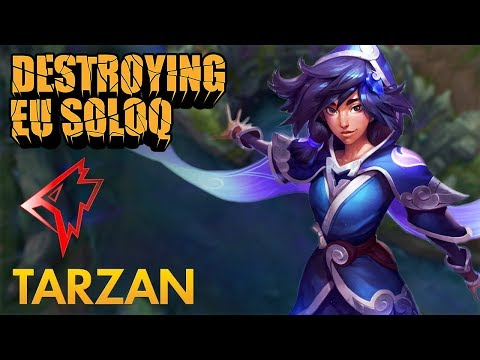 Destroying EU SoloQ: Griffin Tarzan - Taliyah Jungle - KDA 17/3/15