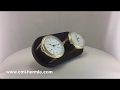 Mechanical Ships Clock And Barometer Set