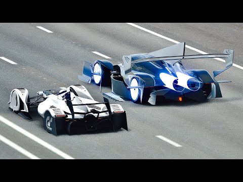 Aston Martin Black Nightmare VGT vs Red Bull X2010 - Drag Race 10 KM