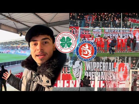 Gute Freunde Wuppertal und RWO 🏆🤝 | ROT-WEISS OBERHAUSEN vs WUPPERTALER SV | Stadionvlog