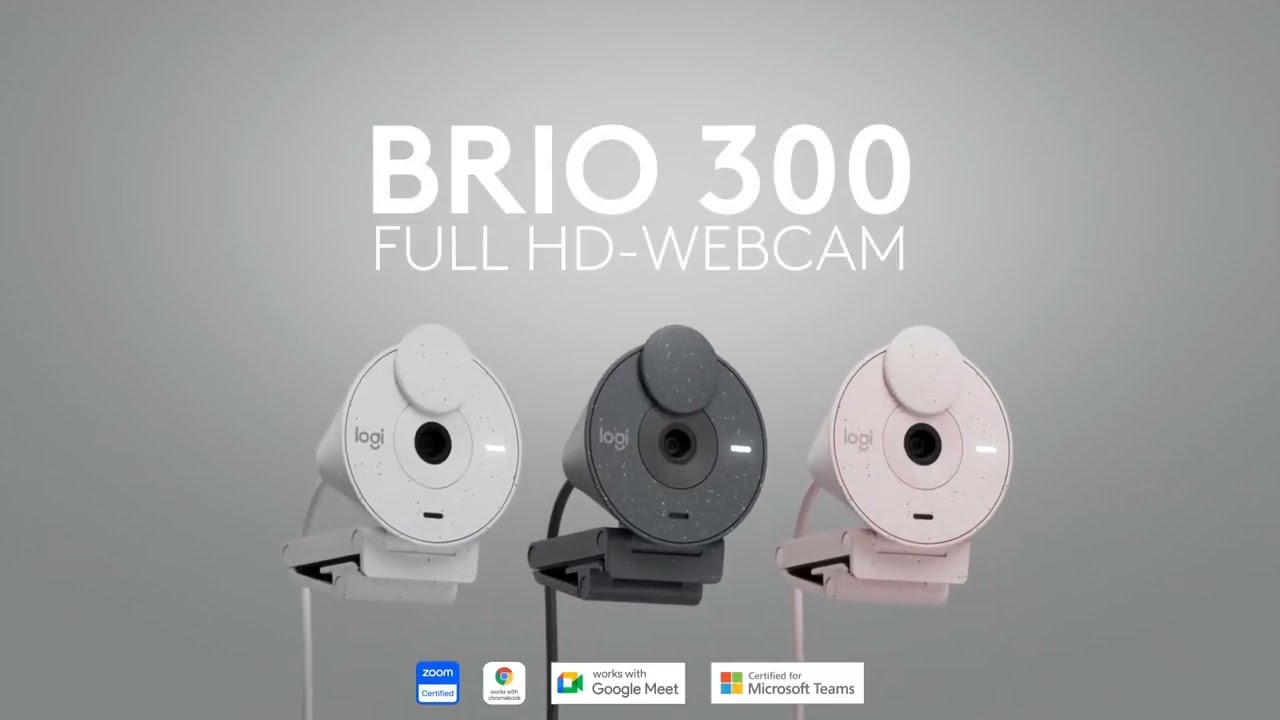 Logitech Webcam Brio 300 Rose