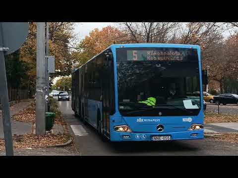 NNE-055 ––––– 5-ös busz Rákospalota, Kossuth utca felé🚍✌️