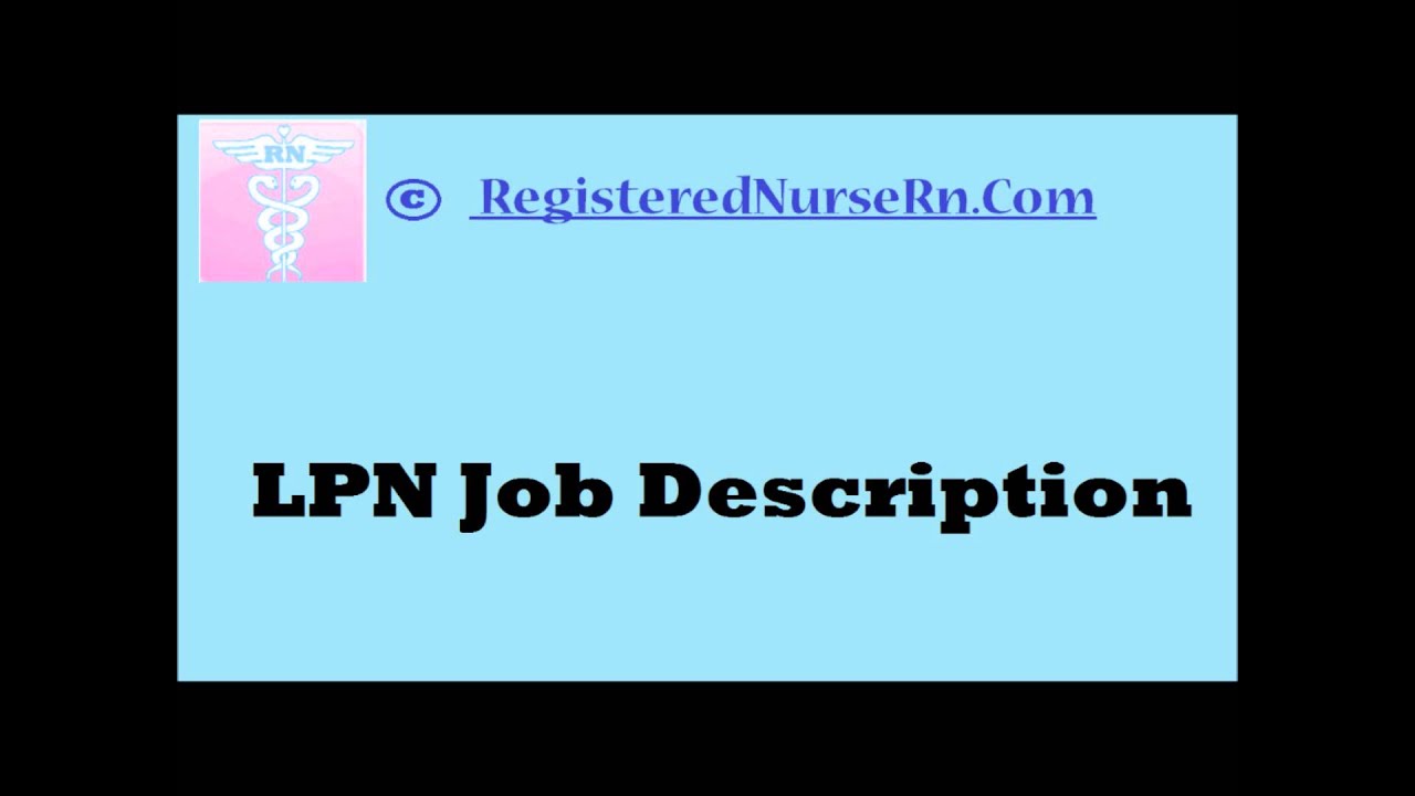 LPN Job Description