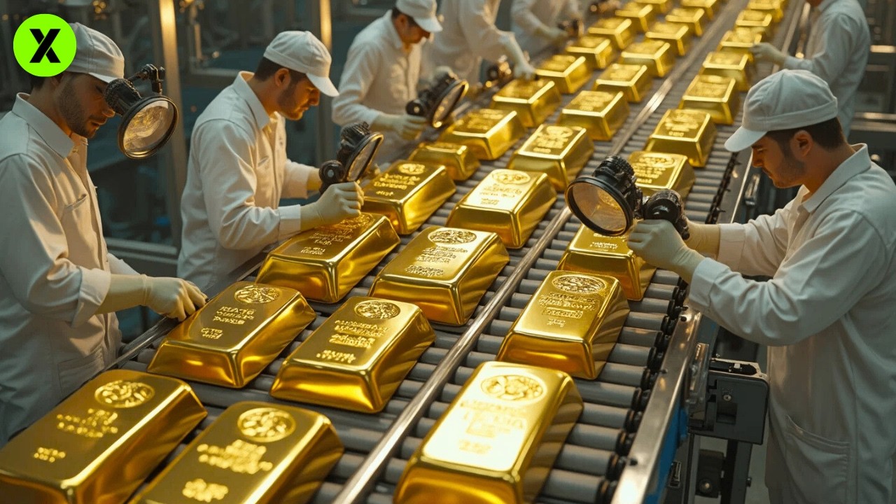 CÓMO se HACE un LINGOTE de ORO | ASÍ se HACE el ORO🪙🥇