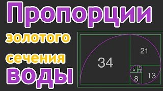 Пропорции "Золотого сечения" воды