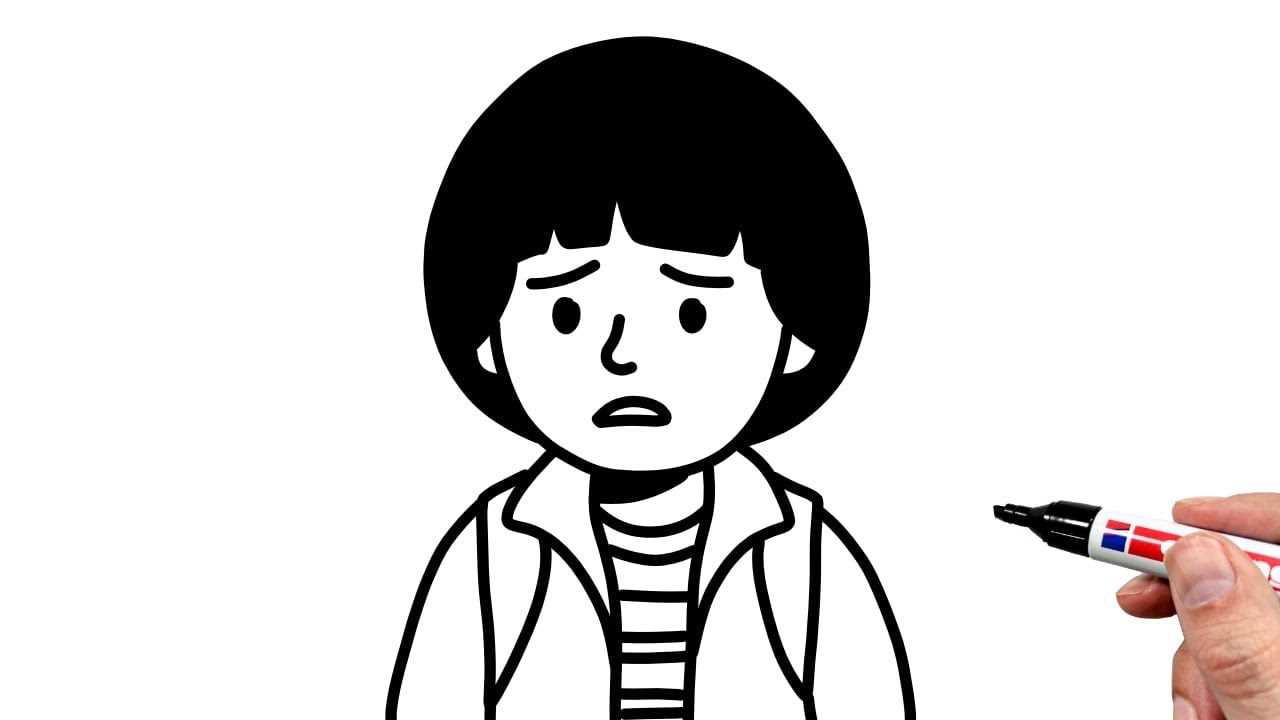 How to Draw Will From Stranger Things