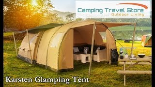 Karsten Air tentのグランピングの様子