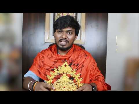 Royal Celestial Mukut for Gods and Goddesses for Headsize 10 inches video