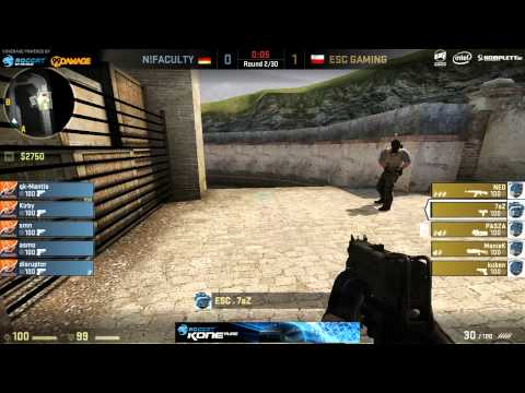n!faculty vs. ESC Gaming | Copenhagen Games 2013 | de_mirage