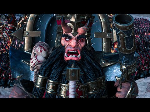 Chaos Dwarfs VS Dwarfs - Battle for the Darklands - Total War: Warhammer 3 Cinematic Battle