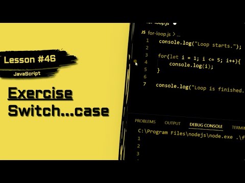 Javascript For Beginners 46 Practice Switch Statement