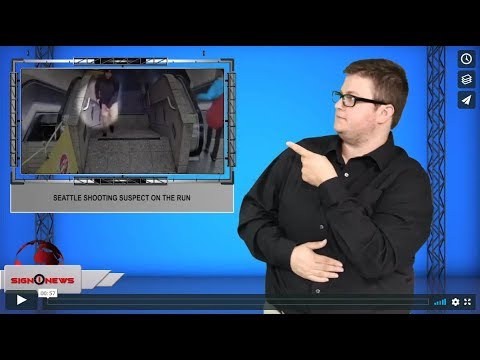 Seattle shooting suspect on the run (ASL - 9.15.19)