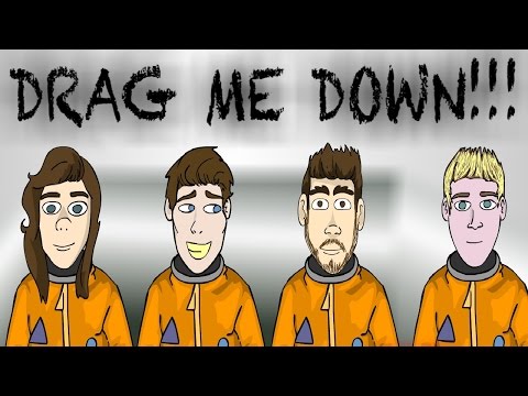 One Direction - Drag me down (CARTOON PARODY)